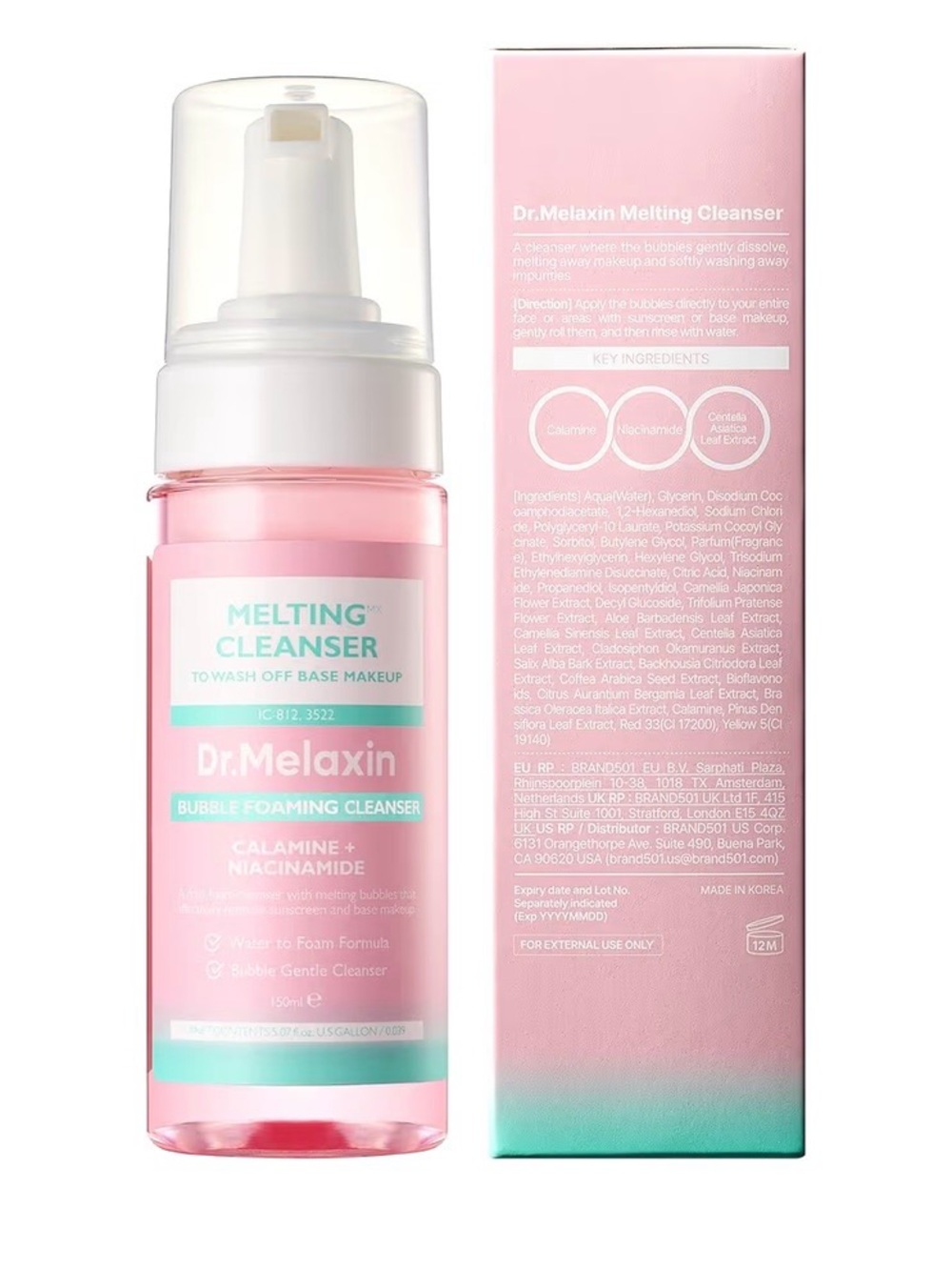 NIB Dr. Melaxin Melting Bubble Foaming Cleanser, Not Opened K Beauty Fave